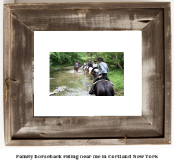 family horseback riding near me in Cortland, New York